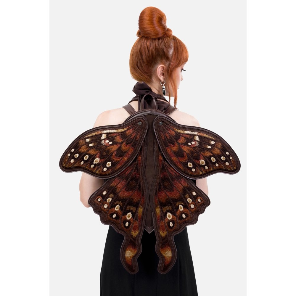 Restyle - Cinnamora Moth Rucksack - Braun